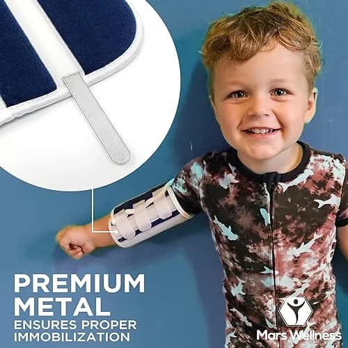 MARS WELLNESS Pediatric Elbow Immobilizer Splint | Fits Left or Right Arm thumbnail 5