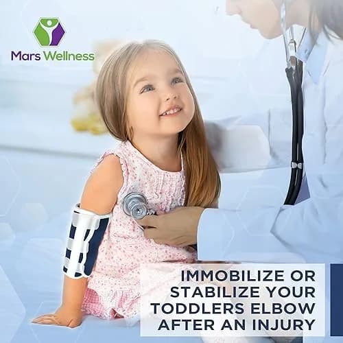 MARS WELLNESS Pediatric Elbow Immobilizer Splint | Fits Left or Right Arm thumbnail 3