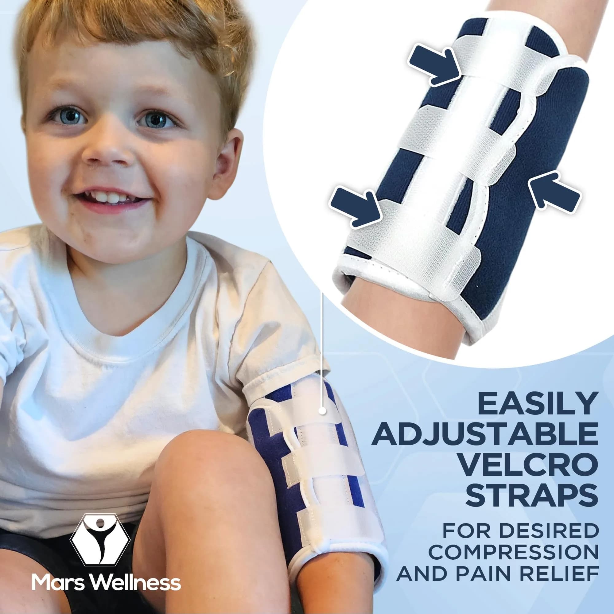 MARS WELLNESS Pediatric Elbow Immobilizer Splint | Fits Left or Right Arm - view 4