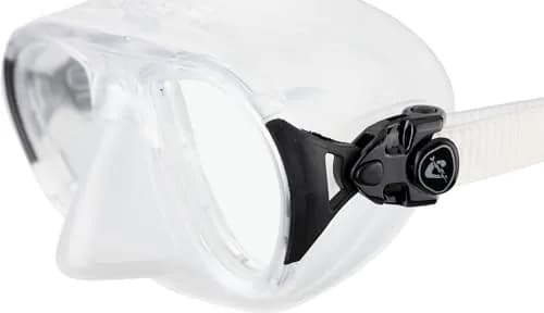 Cressi Calibro Low Volume Dive Mask, Clear/Black | Fog-Stop System & Wide Field thumbnail 4