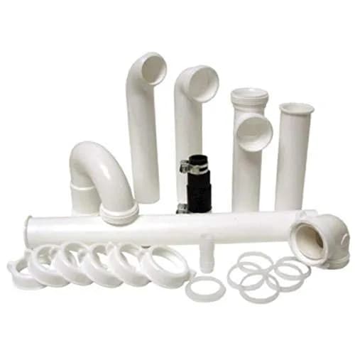 PermaFLOW Garbage Disposal Installation Kit with Tailpieces & Drain Arm | 1.5-inch OD PP Construction thumbnail 1