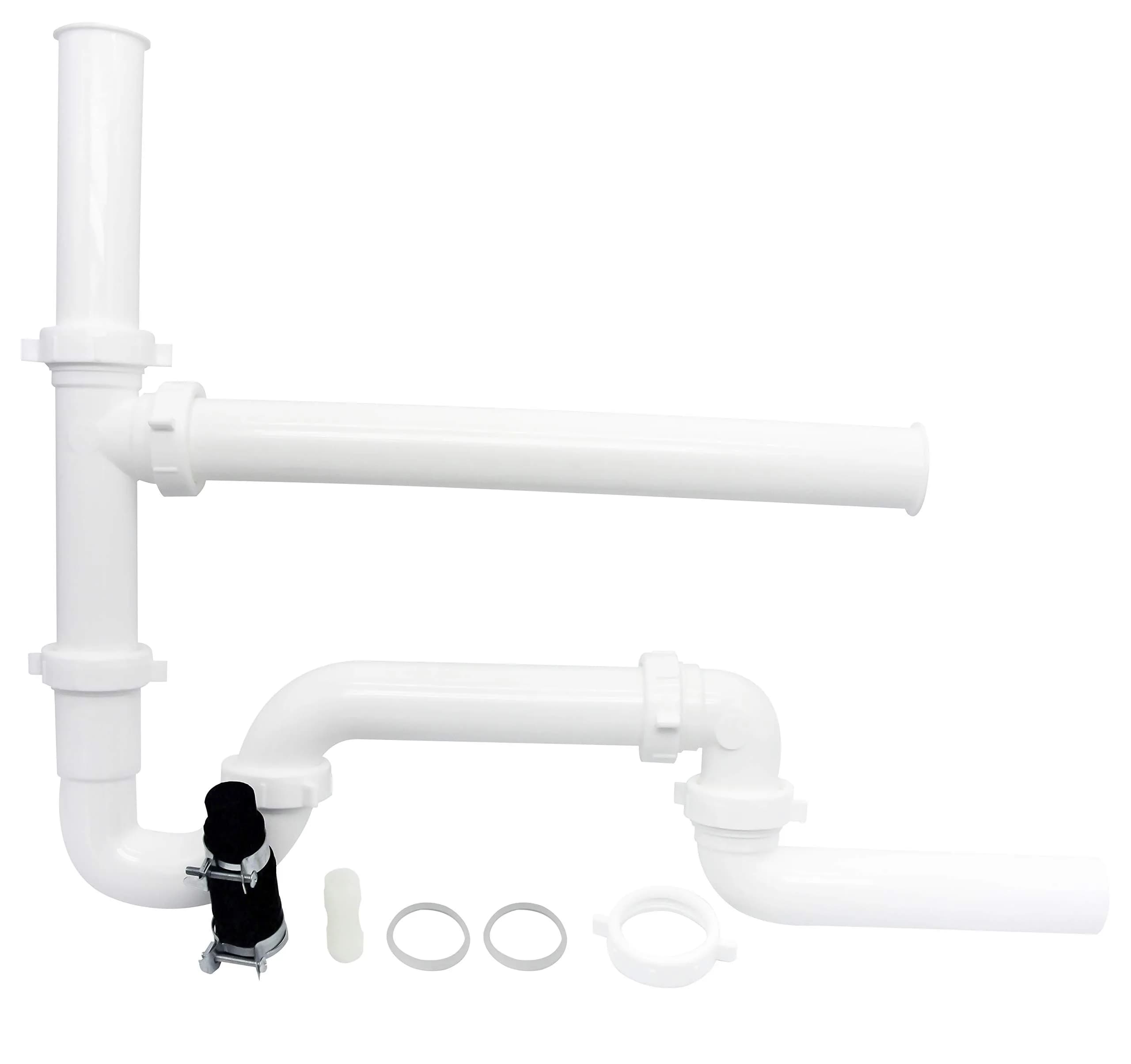 PermaFLOW Garbage Disposal Installation Kit with Tailpieces & Drain Arm | 1.5-inch OD PP Construction - view 2