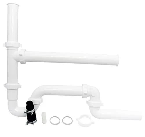 PermaFLOW Garbage Disposal Installation Kit with Tailpieces & Drain Arm | 1.5-inch OD PP Construction thumbnail 2