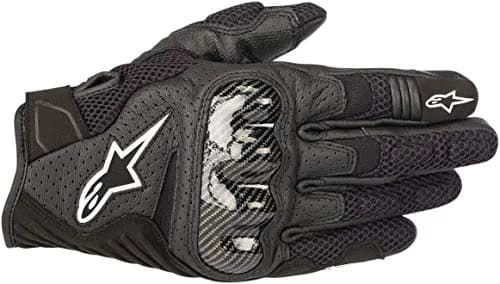 Alpinestars SMX 1 Air V2 Motorcycle Gloves Medium Black | CE Certified Protection & Breathability for Street Riding thumbnail 1