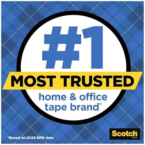 Scotch Wall-Safe Tape 2 Rolls | Sticks Securely, Removes Cleanly, Invisible, Photo Safe thumbnail 3