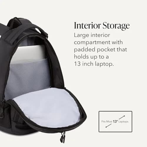 SwissGear Bungee Core Laptop Backpack Fits Most 13-Inch Laptops | Breathable Airflow Back Panel, Reflective Accents, Bungee Cord System thumbnail 4