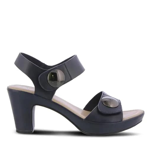PATRIZIA Spring Step Dade Sandals for Women - Navy - EU 41 / US 9.5-10 | Casual Platform Slip-On with Hook & Loop thumbnail 8