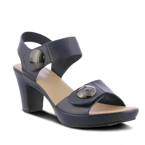 PATRIZIA Spring Step Dade Sandals for Women - Navy - EU 41 / US 9.5-10 | Casual Platform Slip-On with Hook & Loop thumbnail 2