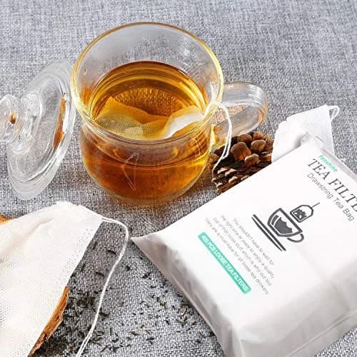 Fenshine 400 Pcs Tea Filter Bags Drawstring Seal | Food-Grade, Portable & Eco-Friendly (70-120 chars) thumbnail 5