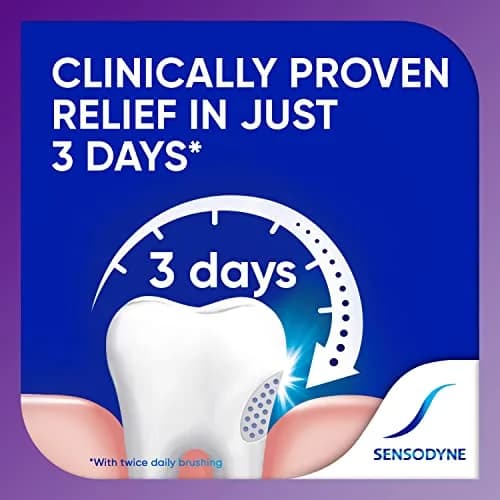 Sensodyne Rapid Relief Sensitive Toothpaste, Extra Fresh, 96.4g (3.4 oz) | Cavity Prevention & Sensitivity Treatment thumbnail 6