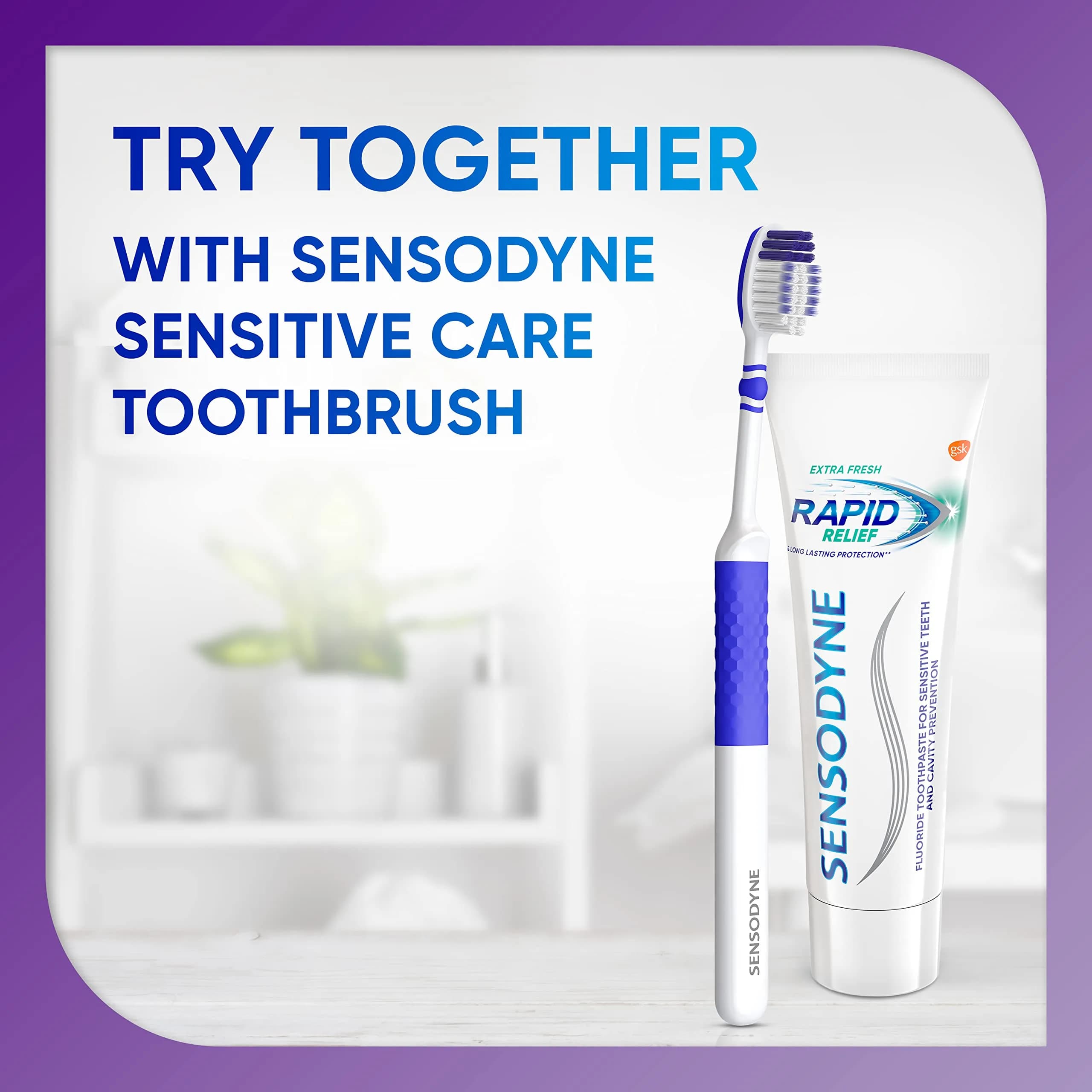 Sensodyne Rapid Relief Sensitive Toothpaste, Extra Fresh, 96.4g (3.4 oz) | Cavity Prevention & Sensitivity Treatment - view 8