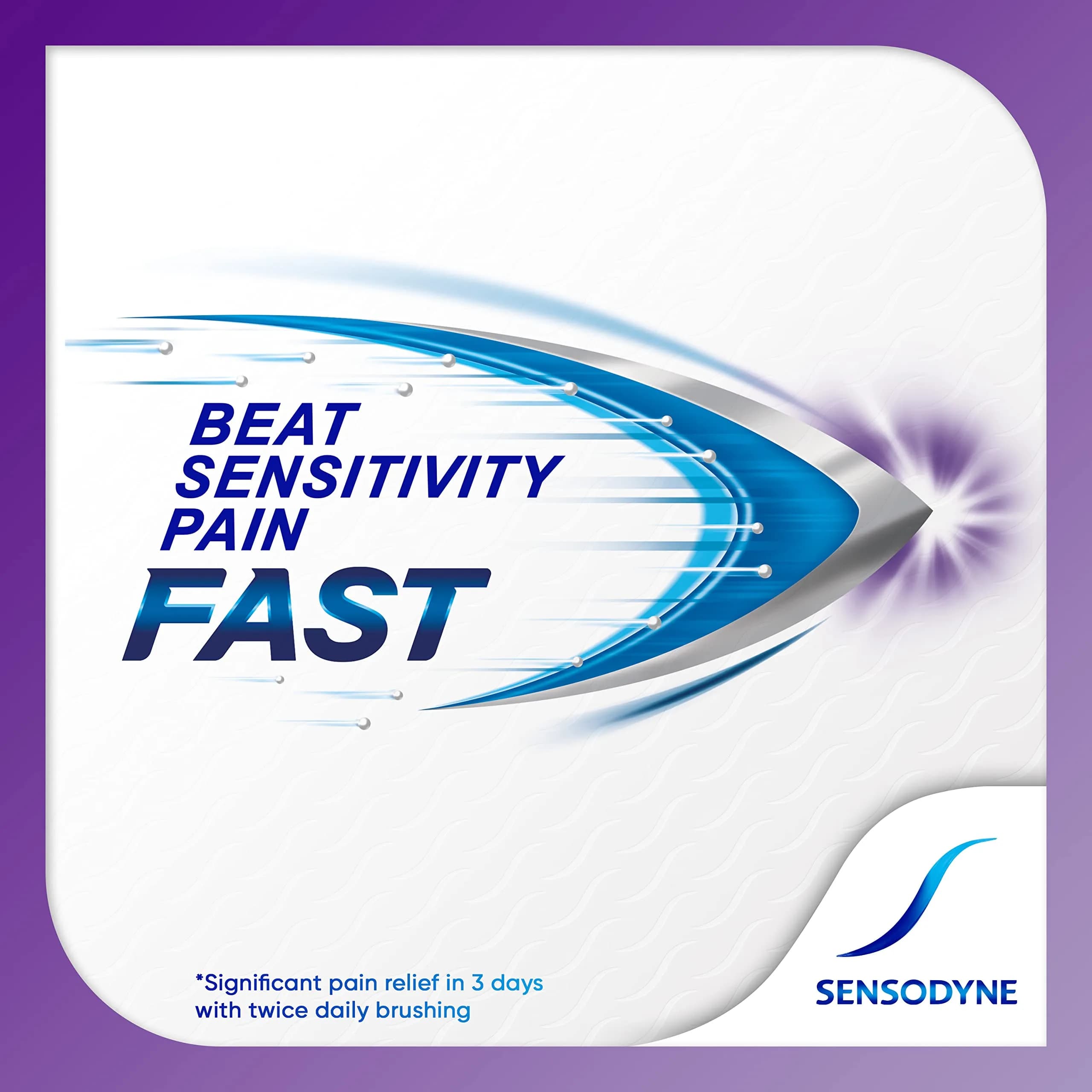 Sensodyne Rapid Relief Sensitive Toothpaste, Extra Fresh, 96.4g (3.4 oz) | Cavity Prevention & Sensitivity Treatment - view 2