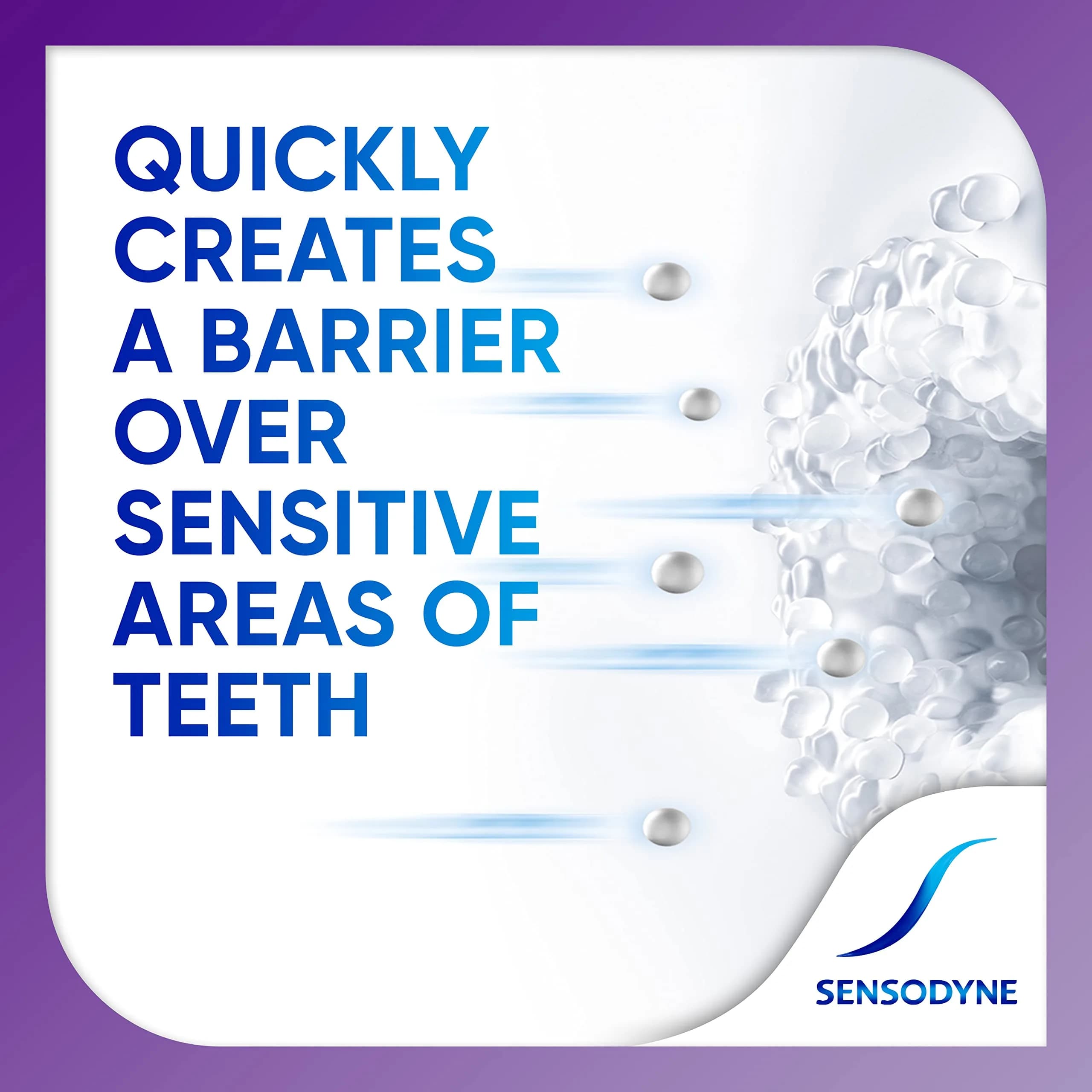 Sensodyne Rapid Relief Sensitive Toothpaste, Extra Fresh, 96.4g (3.4 oz) | Cavity Prevention & Sensitivity Treatment - view 3