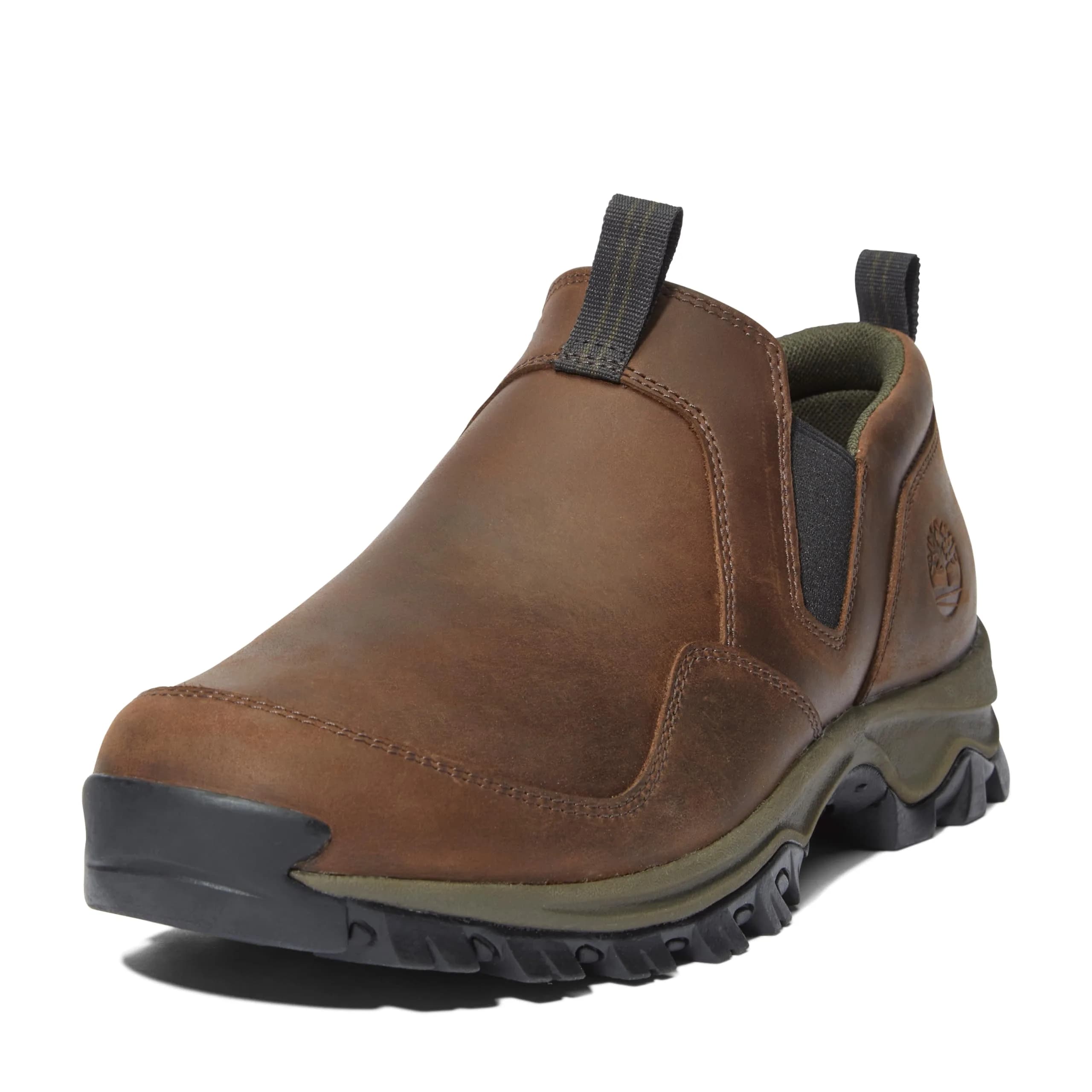 Timberland Mt. Maddsen Slip-On Shoe, Dark Brown, 9.5 US | Rugged Outdoor Style & Comfort