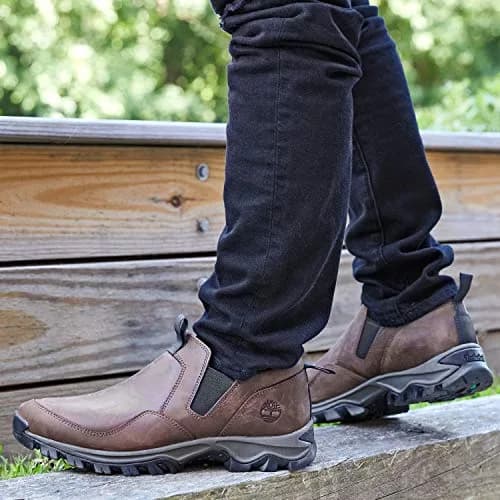Timberland Mt. Maddsen Slip-On Shoe, Dark Brown, 9.5 US | Rugged Outdoor Style & Comfort thumbnail 3