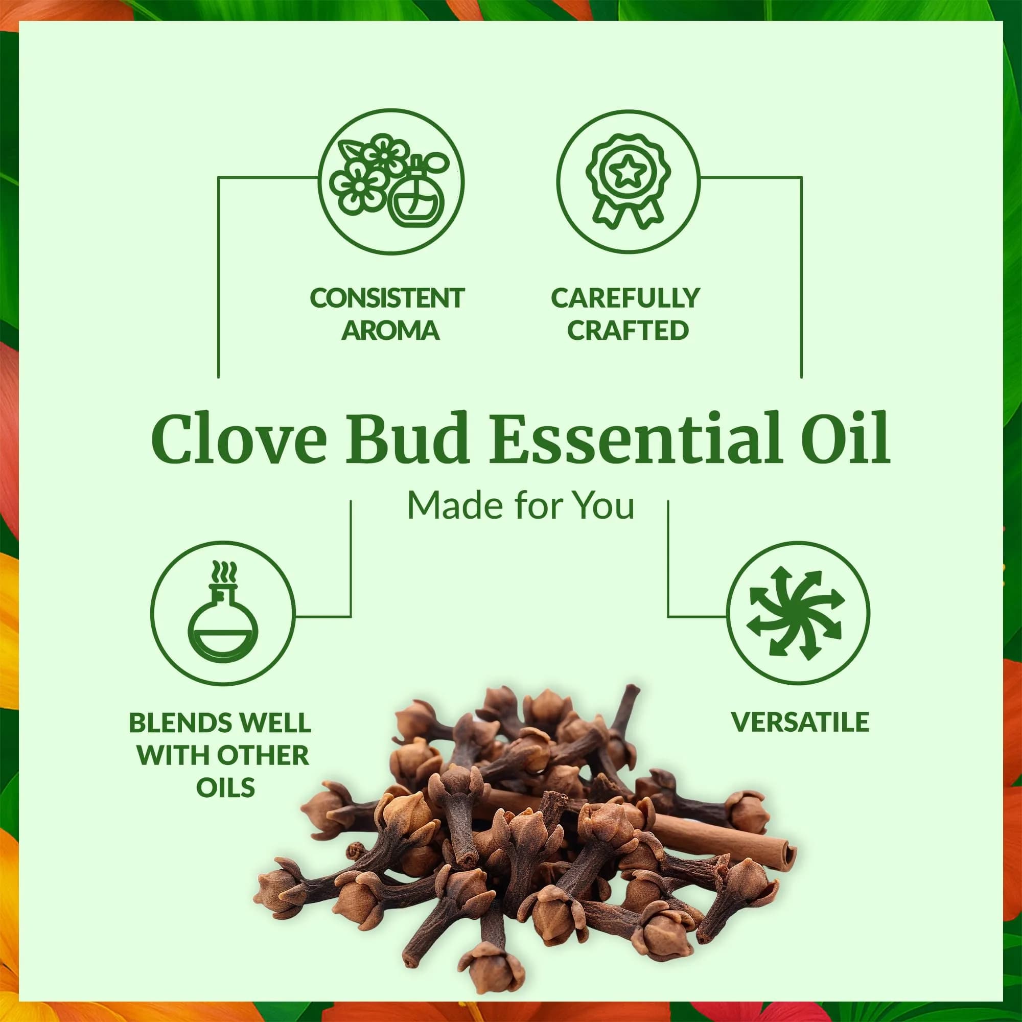 SVA ORGANICS Organic Clove Bud Essential Oil, 32 Fl Oz (946 ml) - Pure & Natural Steam Distilled - view 3