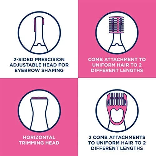 Veet Precision Trimmer White 2 | Gentle Shape & Trim for Face, Bikini & Underarms in India thumbnail 4