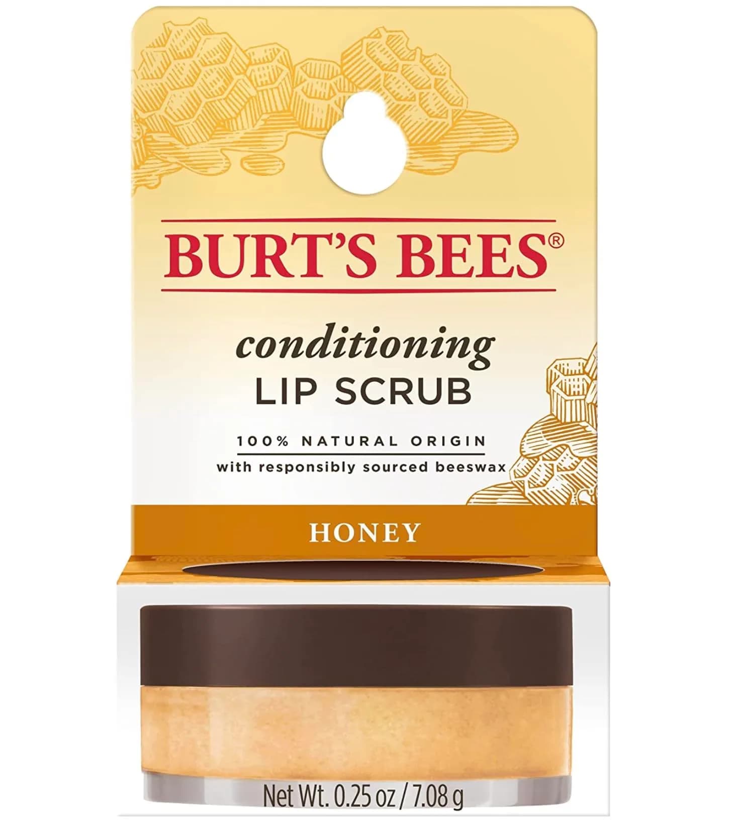 Burt's Bees Renewing Lip Treatment 0.16 oz (4.54 g) | Natural Retinol Alternative & Ceramides for Hydrated Lips — Honey / 0.25 Ounce