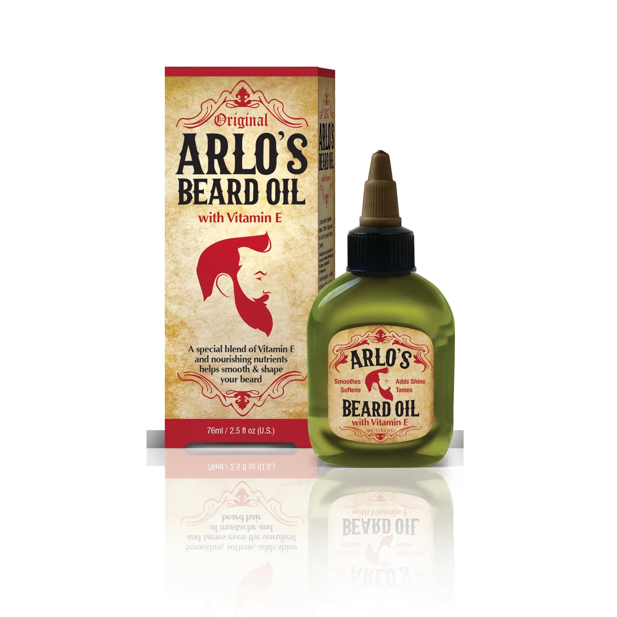 Arlo's Beard Oil with Vitamin E 2.5oz | Moisturizes & Conditions for Thick, Soft Beards — Oil