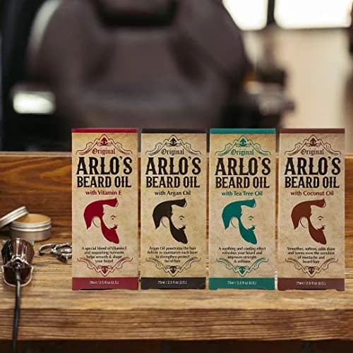 Arlo's Beard Oil with Vitamin E 2.5oz | Moisturizes & Conditions for Thick, Soft Beards thumbnail 6