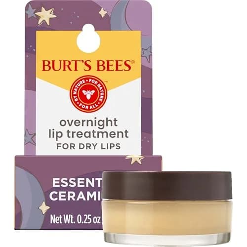 Burt's Bees Original Overnight Intensive Lip Treatment 7.5ml (0.25 Oz) | Restorative Lip Care for Dry Lips thumbnail 9