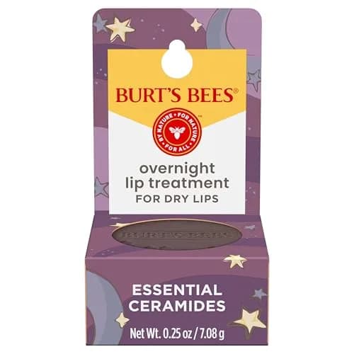 Burt's Bees Renewing Lip Treatment 0.16 oz (4.54 g) | Natural Retinol Alternative & Ceramides for Hydrated Lips — Original / 0.25 Ounce