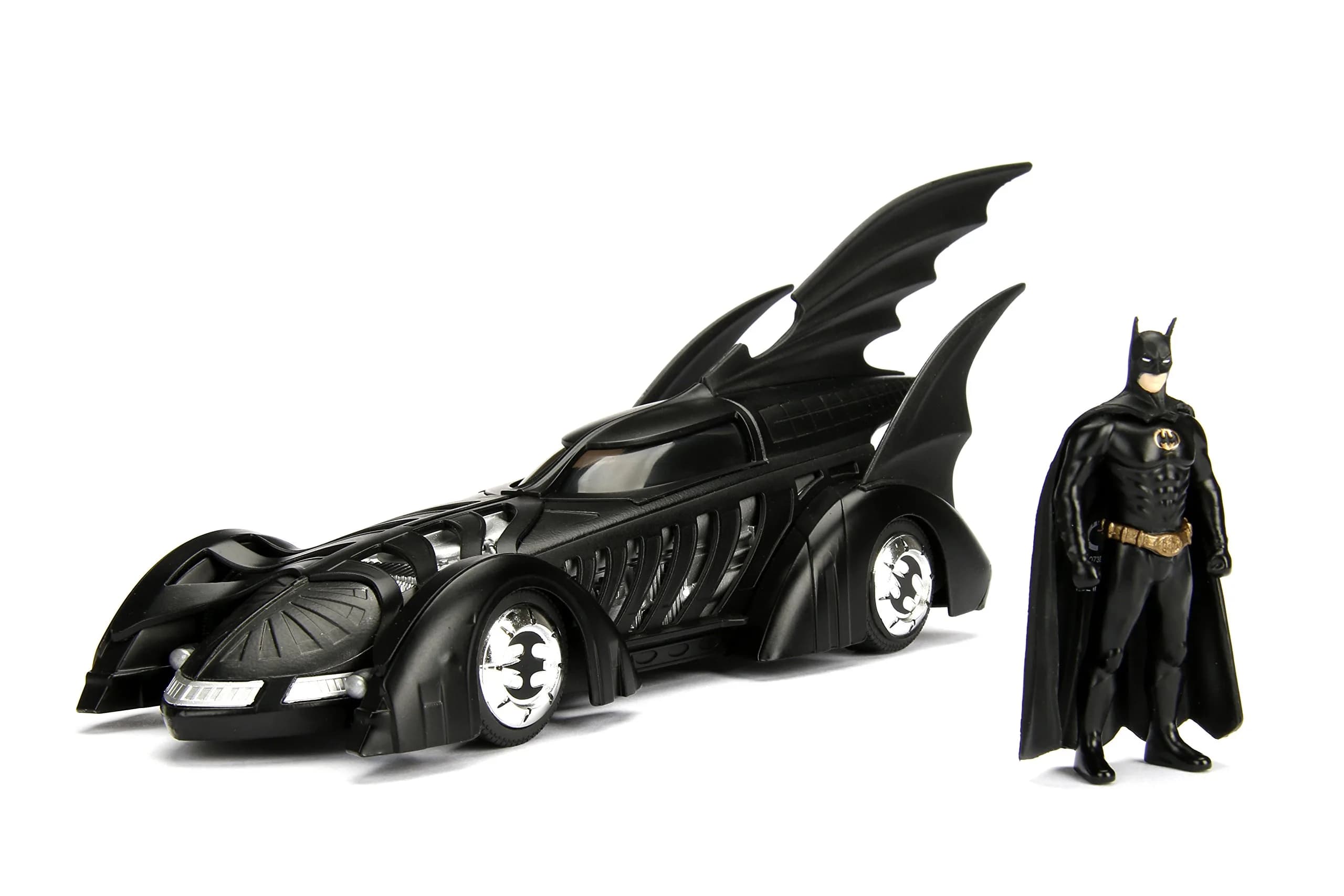 Jada DC Comics Batman Forever Batmobile & Batman Figure 1:24 Scale Die-Cast Vehicle with Figure | Authentic Collectible Imported from USA - main product image