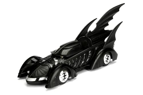 Jada DC Comics Batman Forever Batmobile & Batman Figure 1:24 Scale Die-Cast Vehicle with Figure | Authentic Collectible Imported from USA thumbnail 5