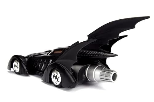 Jada DC Comics Batman Forever Batmobile & Batman Figure 1:24 Scale Die-Cast Vehicle with Figure | Authentic Collectible Imported from USA thumbnail 6