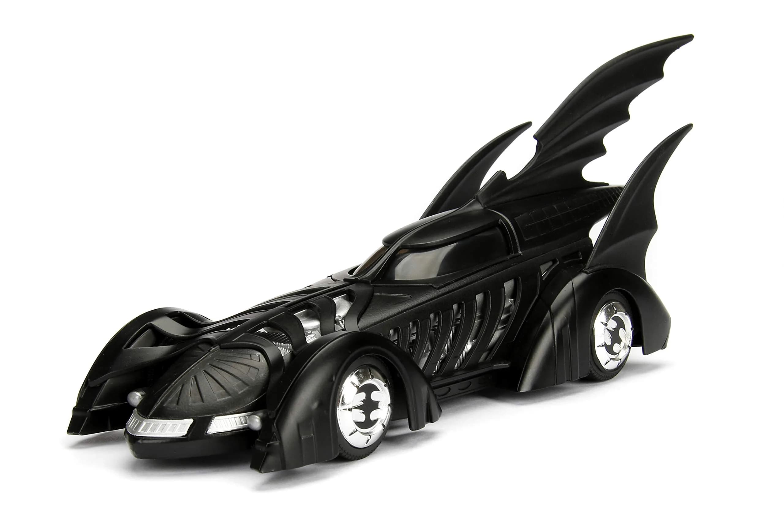 Jada DC Comics Batman Forever Batmobile & Batman Figure 1:24 Scale Die-Cast Vehicle with Figure | Authentic Collectible Imported from USA - view 2