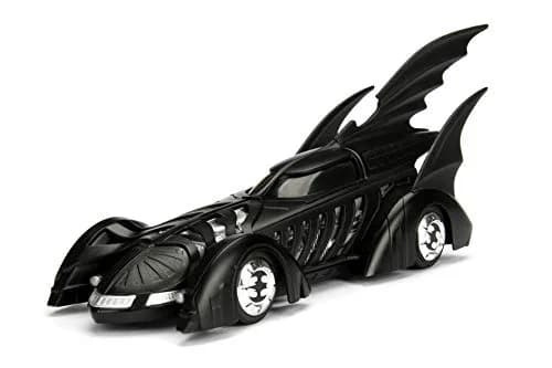 Jada DC Comics Batman Forever Batmobile & Batman Figure 1:24 Scale Die-Cast Vehicle with Figure | Authentic Collectible Imported from USA thumbnail 2