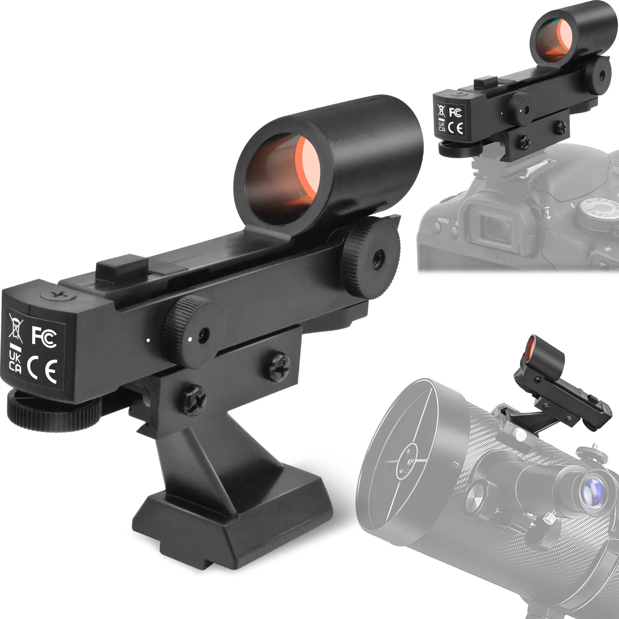 A ALSTAR Red Dot Finder Scope with Slide-in Bracket | Easy Object Location for Telescopes