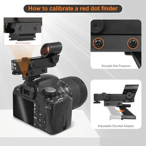 A ALSTAR Red Dot Finder Scope with Slide-in Bracket | Easy Object Location for Telescopes thumbnail 3
