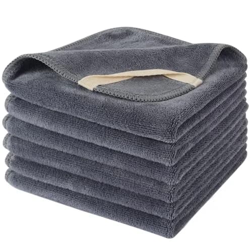 SINLAND Microfiber Facial Cloths 6 Pack | Fast Drying, Reusable & Soft for Face & Skin Care thumbnail 1