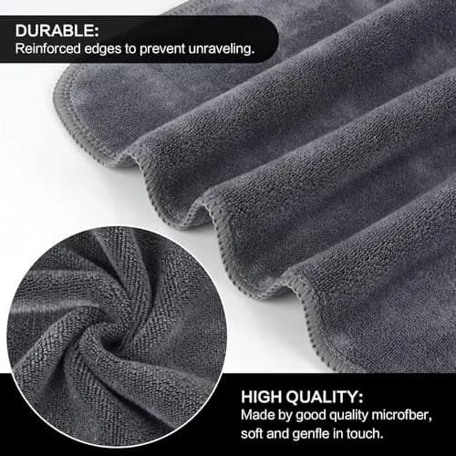 SINLAND Microfiber Facial Cloths 6 Pack | Fast Drying, Reusable & Soft for Face & Skin Care thumbnail 3