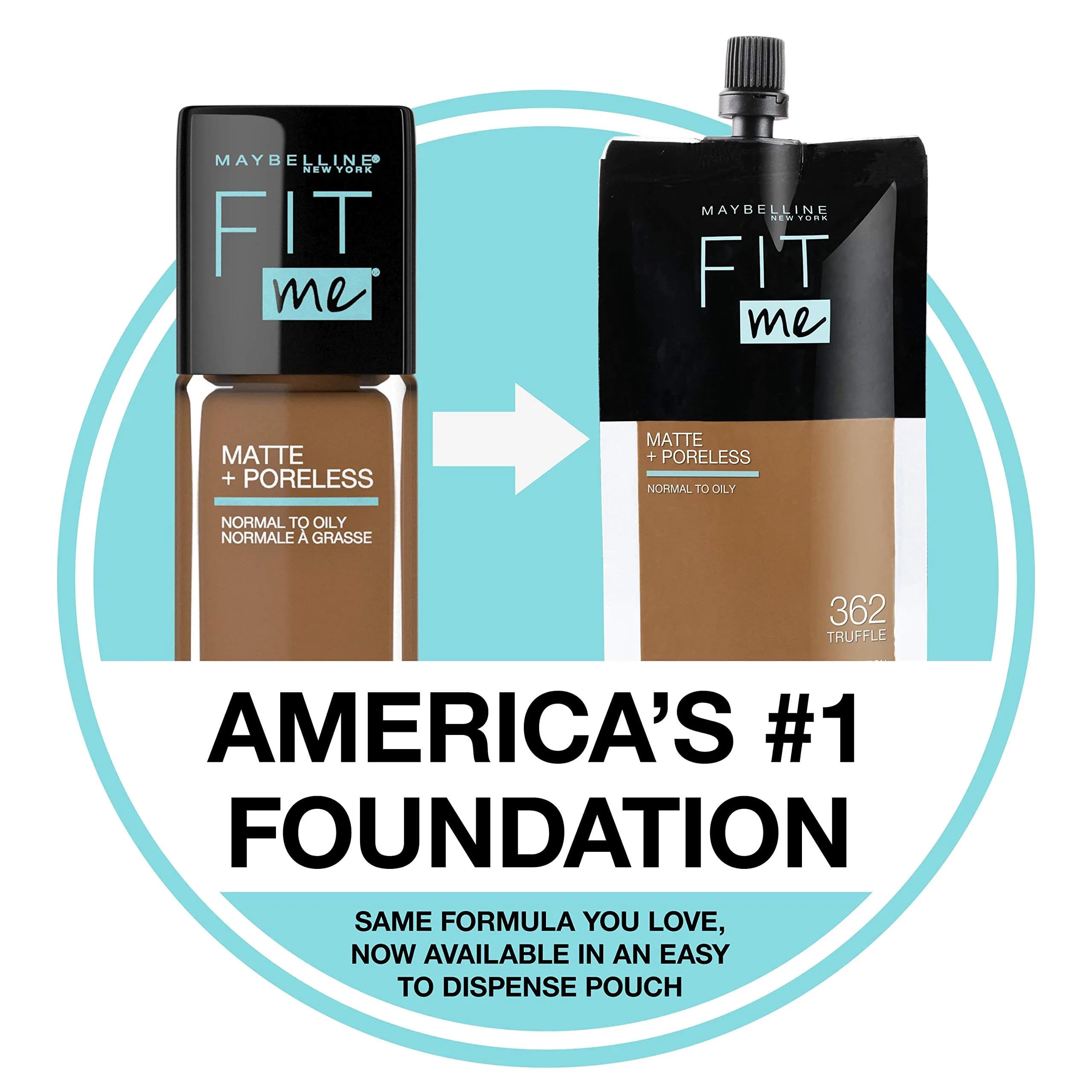 Maybelline Fit Me Matte + Poreless Liquid Foundation, 115 Ivory, 1 Fl Oz (Pack of 2) | Oil-Free, Pore Minimizing - view 4
