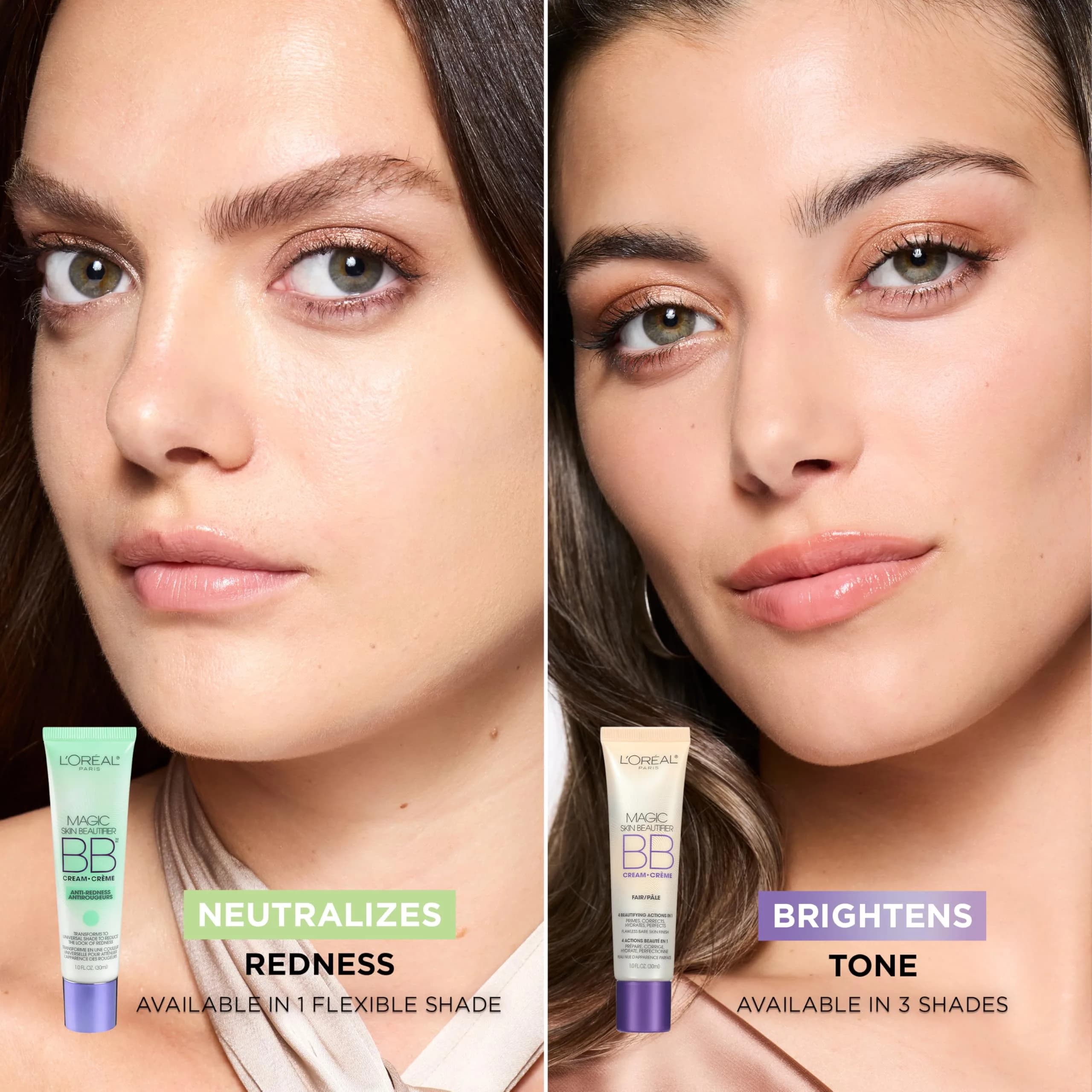 L'Oreal Paris Magic BB Cream Anti-Redness, 1 fl oz, Pack of 2 | Hydrating Skin Beautifier - view 4