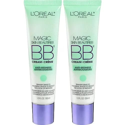 L'Oreal Paris Magic BB Cream 1 fl oz | Hydrating Skin Beautifier with Anti-Redness & Color Changing Foundation — 1 Fl Oz