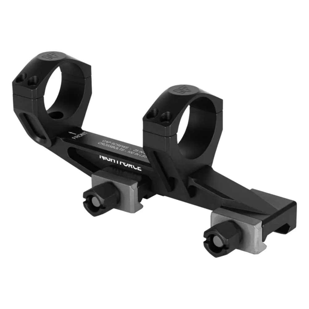 Nightforce UltraMount 30mm 1-Piece Scope Ring Mount | 0 MOA, 1.930" Height, Black, Aluminum/Steel/Titanium — Black