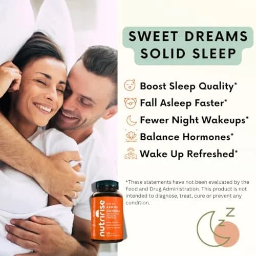 NutriRise Organic Ashwagandha Root Capsules with Black Pepper 1300mg | Stress, Focus & Energy Support thumbnail 8