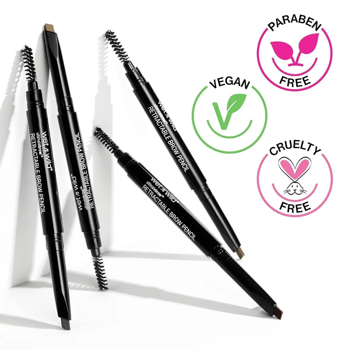 wet n wild Ultimate Eyebrow Retractable Definer Pencil, Medium Brown, Fine Tip | Shapes, Defines, Fills Brow Makeup - view 7