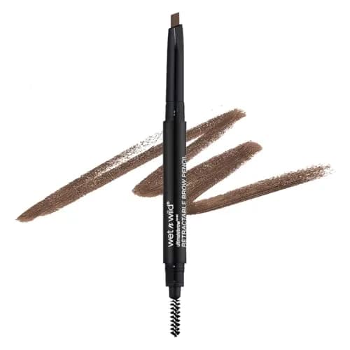 wet n wild Ultimate Eyebrow Retractable Definer Pencil, Medium Brown, Fine Tip | Shapes, Defines, Fills Brow Makeup thumbnail 1