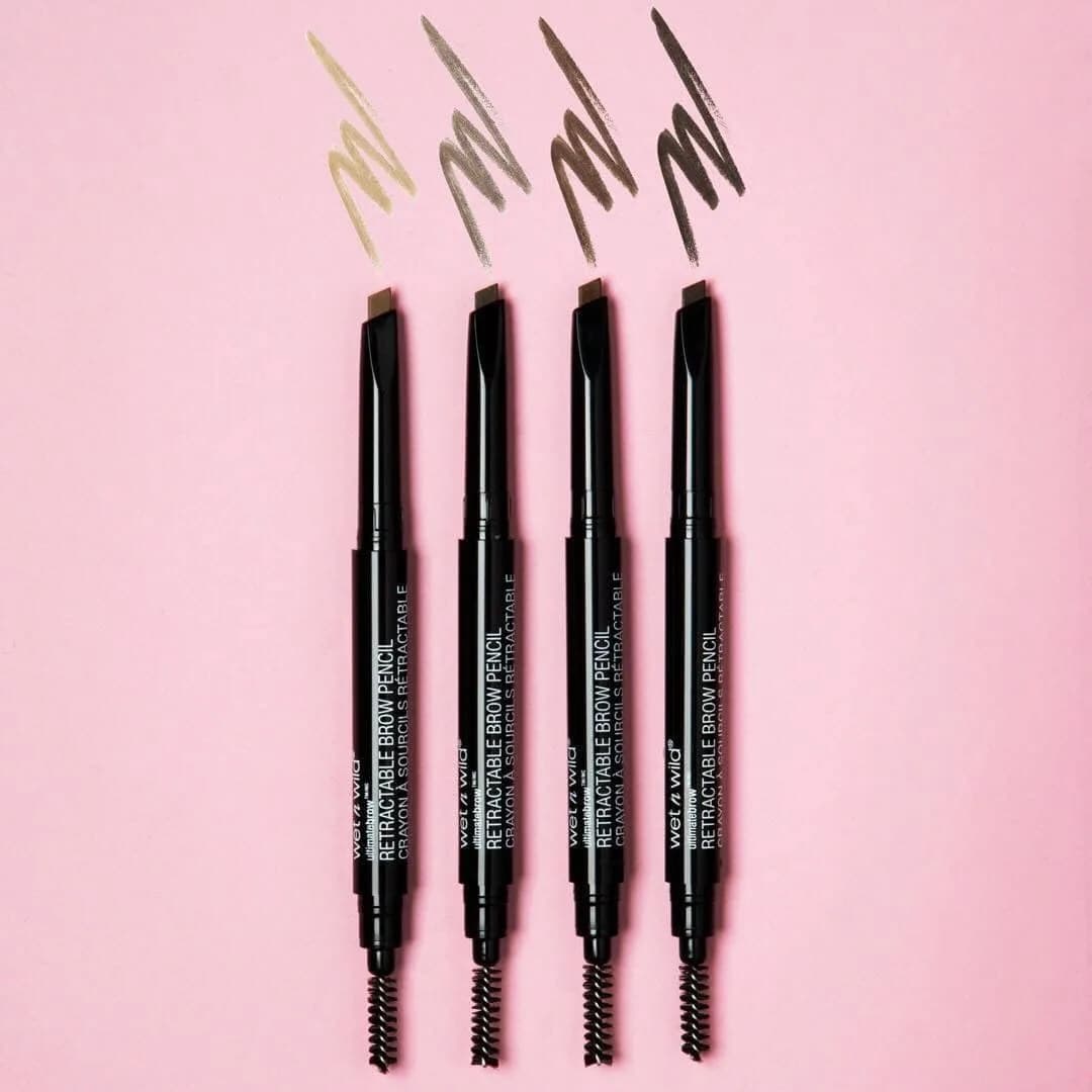 wet n wild Ultimate Eyebrow Retractable Definer Pencil, Medium Brown, Fine Tip | Shapes, Defines, Fills Brow Makeup - view 8