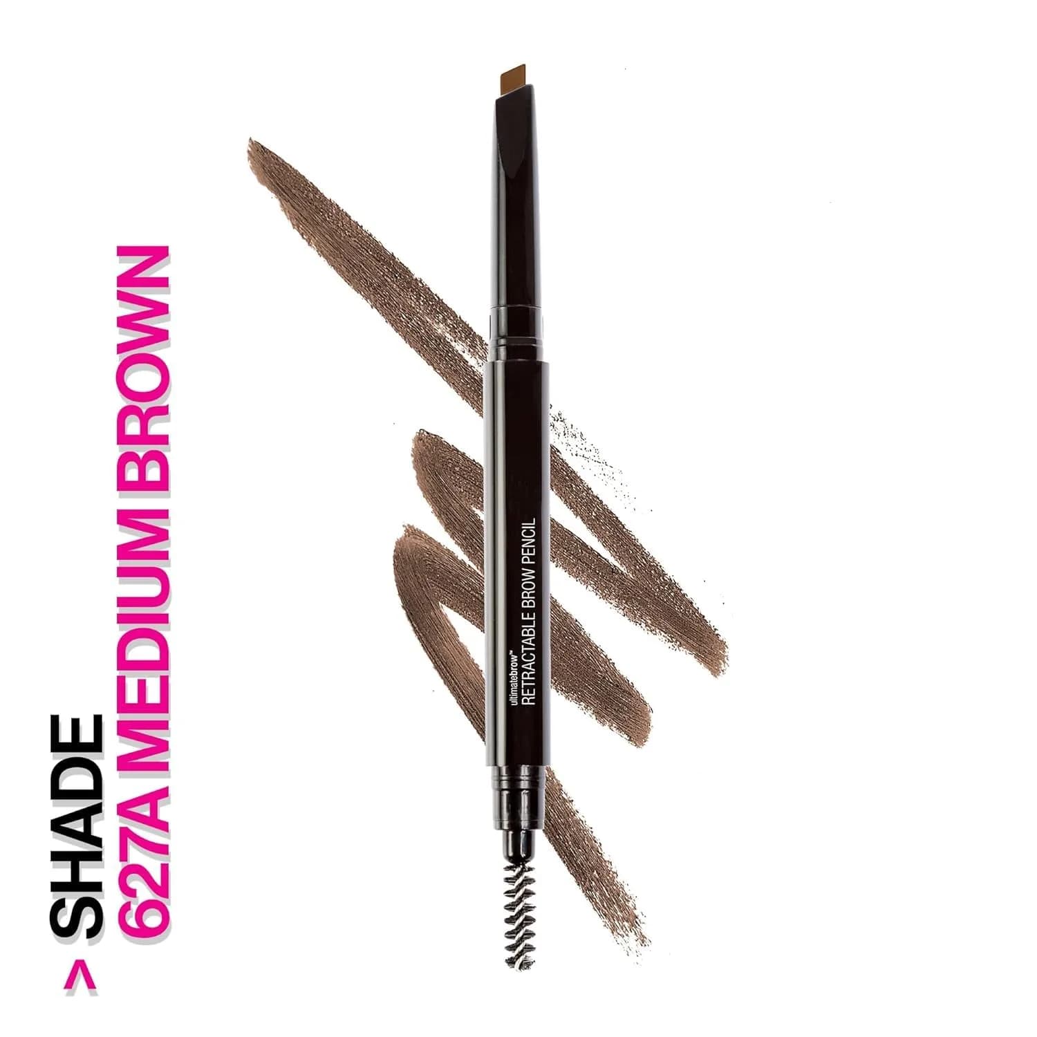 wet n wild Ultimate Eyebrow Retractable Definer Pencil, Medium Brown, Fine Tip | Shapes, Defines, Fills Brow Makeup - view 2