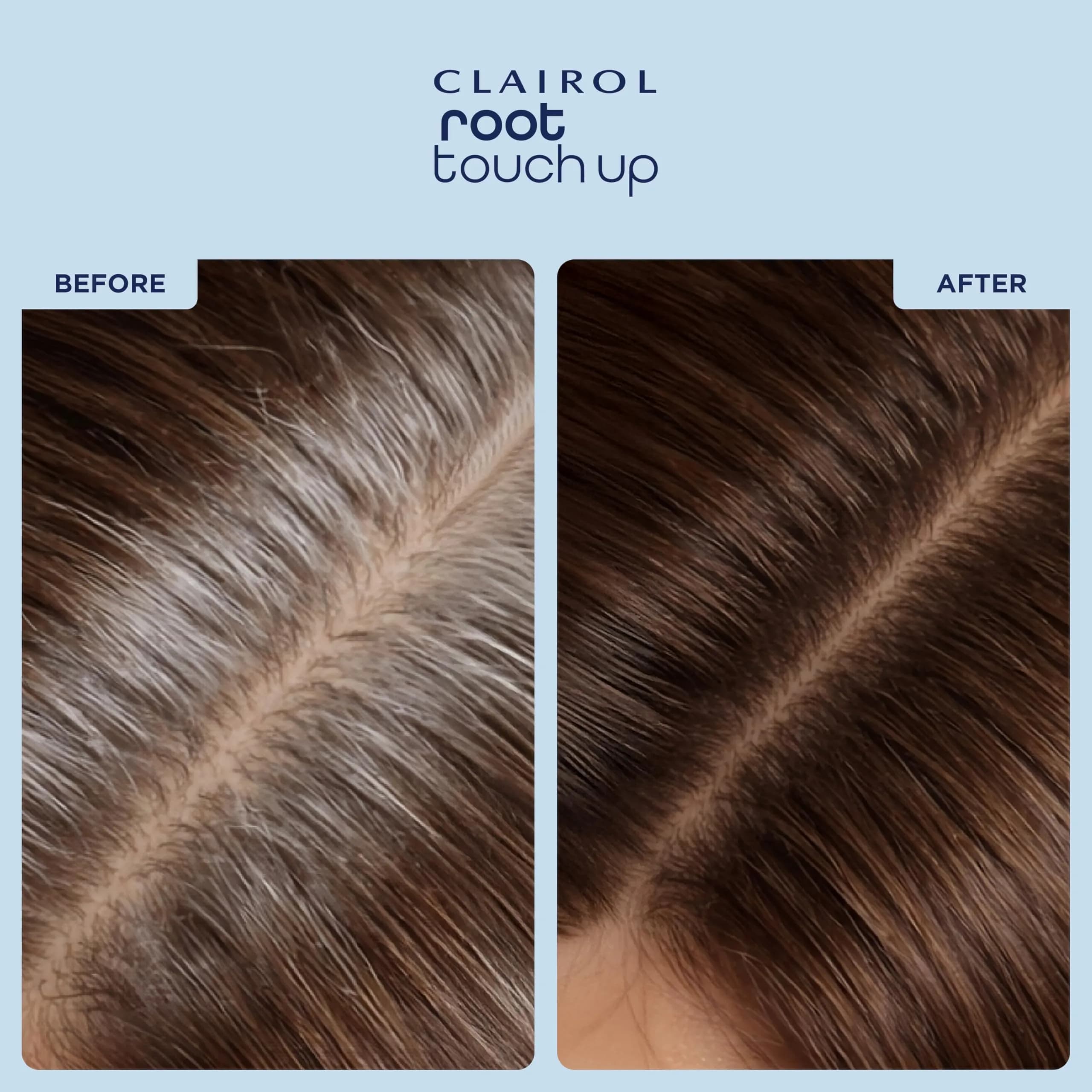 Clairol Root Touch-Up Powder Light Brown | 0.07 oz (2 g) | Ammonia-Free Gray Coverage Stick - view 5