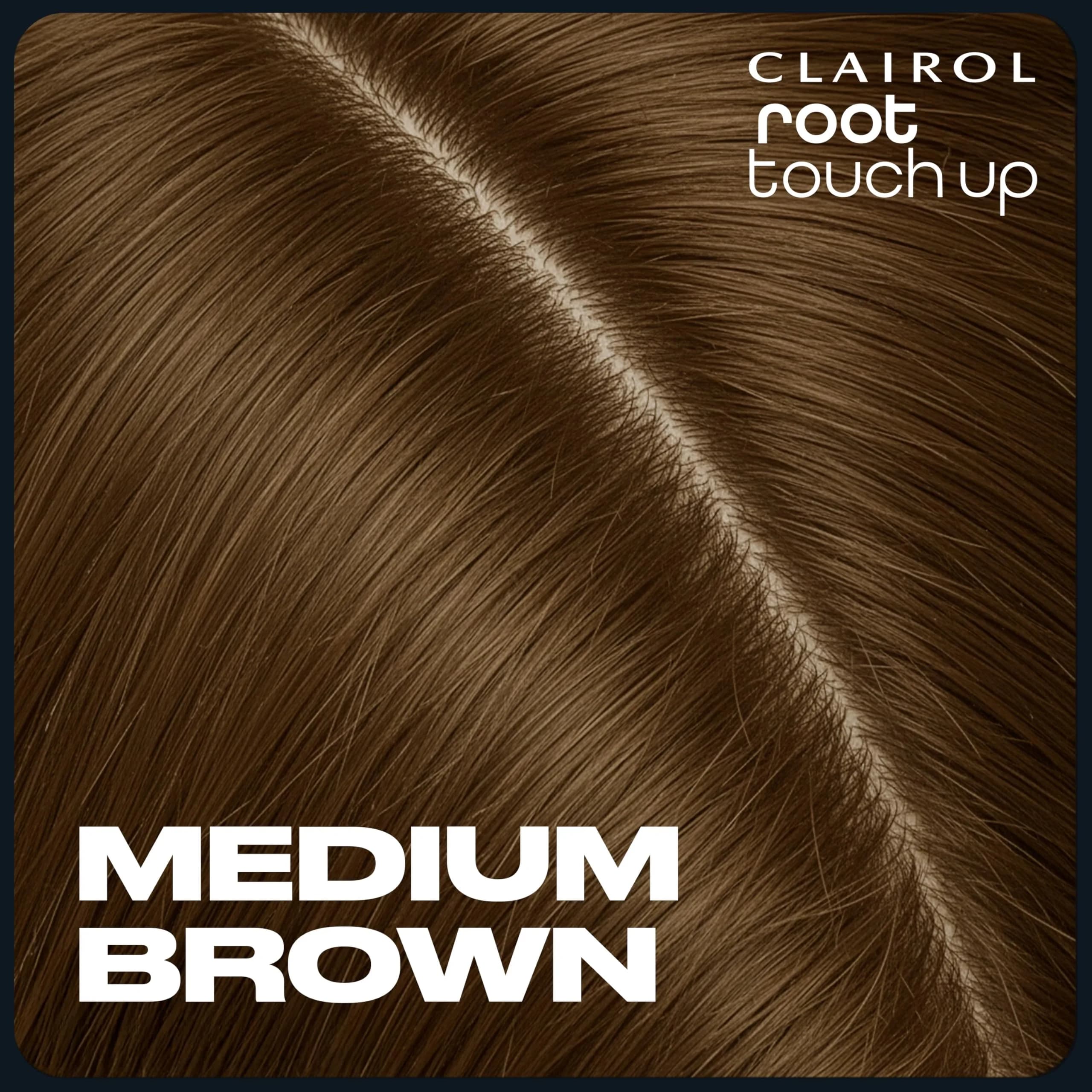 Clairol Root Touch-Up Powder Medium Brown | 0.07 oz (Pack of 1) | Ammonia-Free Gray Coverage Stick - view 4