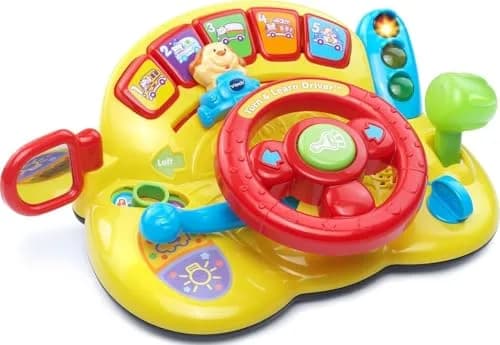 VTech Turn and Learn Driver Toy | Ages 6-36 Months, Yellow thumbnail 1