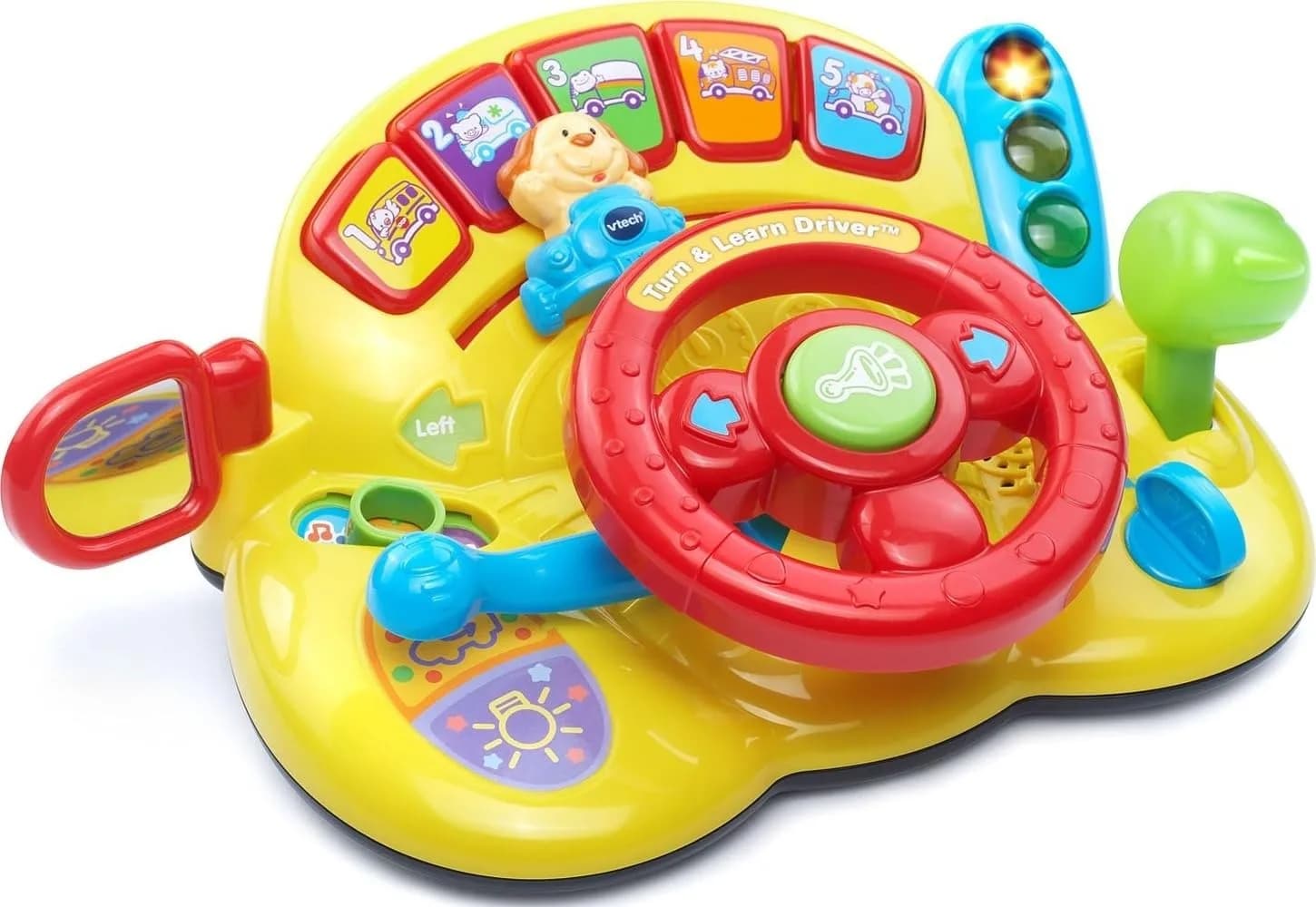 VTech Turn and Learn Driver Toy | Ages 6-36 Months, Yellow - main product image