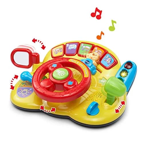 VTech Turn and Learn Driver Toy | Ages 6-36 Months, Yellow thumbnail 2