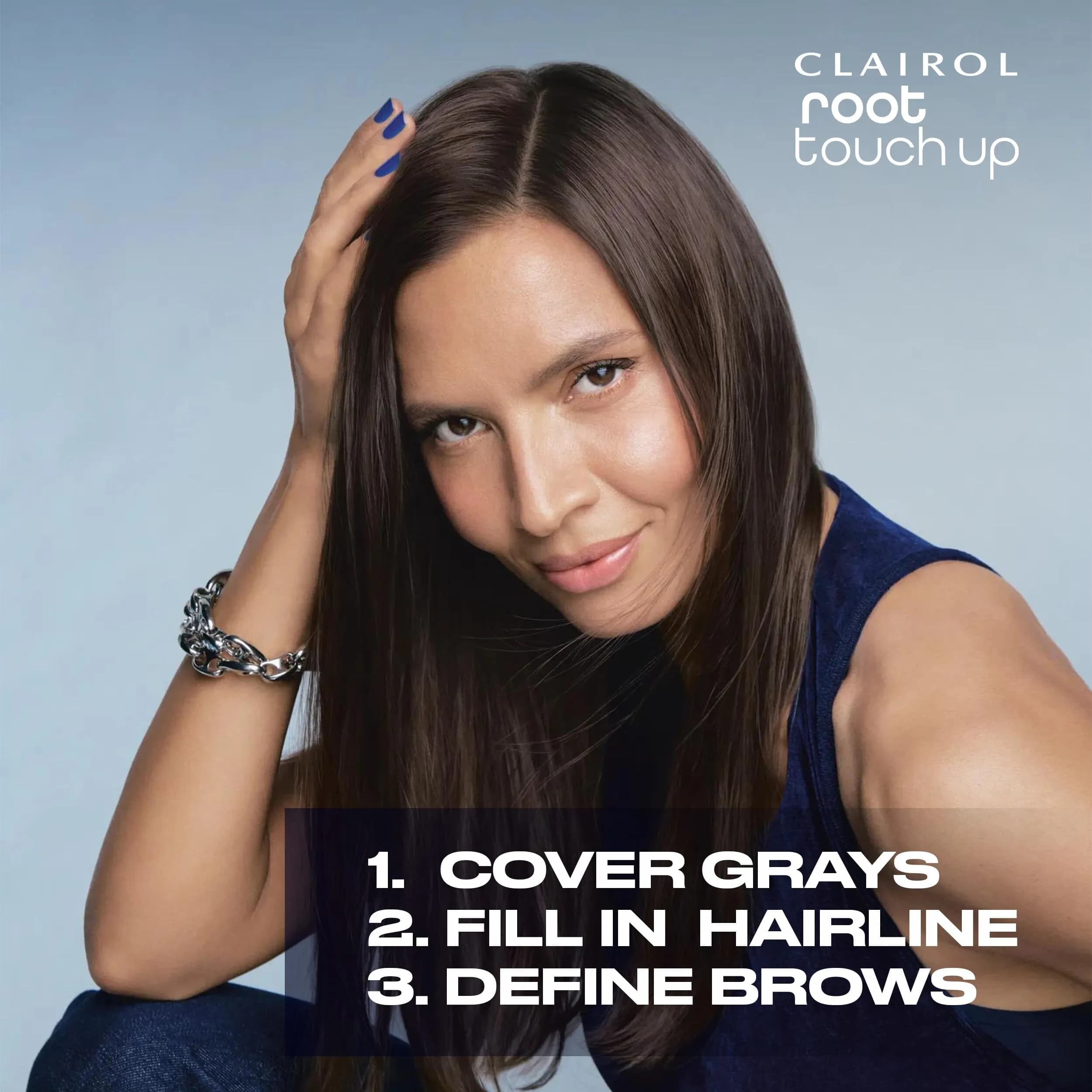 Clairol Root Touch-Up Powder Black | 0.07 oz (2 g) | Ammonia-Free Gray Coverage Stick - view 3